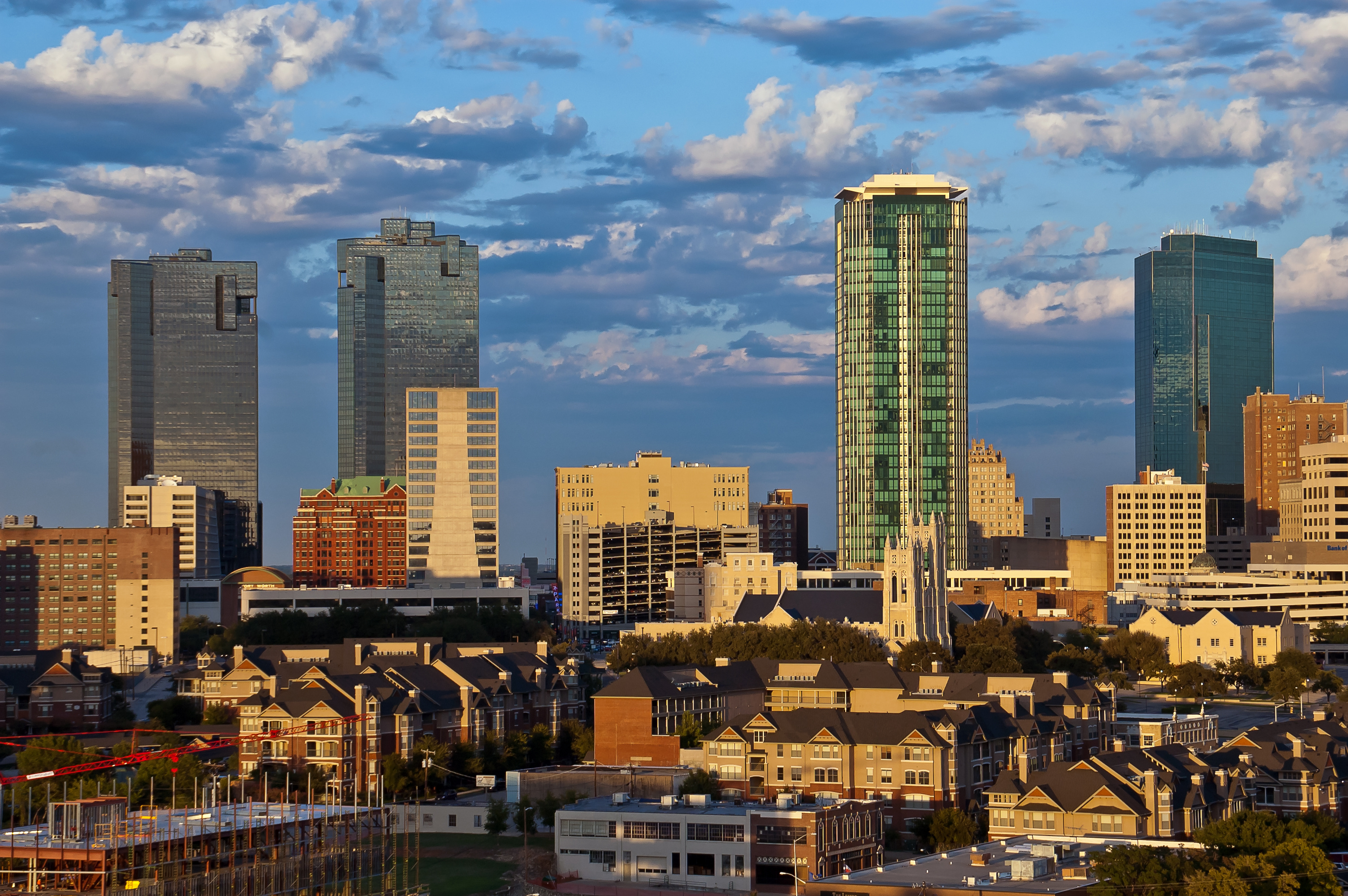 Cityscape of Fort Worth Texas in early evening light – Calvary ...